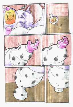 anthro cowgirl_outfit female growth overweight overweight_female potion solo sumo weight_gain virus-20 comic