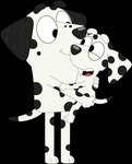 anthro black_body black_fur duo female fur holding_child male markings simple_background spots spotted_body spotted_fur transparent_background white_body white_fur porygon2z bluey_(series) chloe_(bluey) frank_(bluey) canid canine canis dalmatian domestic_dog mammal alpha_channel daughter_(lore) father_(lore) father_and_child_(lore) father_and_daughter_(lore) parent_(lore) parent_and_child_(lore) parent_and_daughter_(lore)