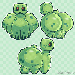 backsack balls big_balls big_butt black_sclera butt checkered checkered_background feral front_view fur genitals glistening glistening_balls glistening_butt glistening_genitalia glowing glowing_eyes green_body green_fur huge_balls huge_butt looking_at_viewer male male_feral markings open_mouth outline pattern_background quadruped rear_view red_eyes side_view simple_background solo spots square_head standing tail text thick_thighs white_outline wide_hips aceekdarzty conditional_dnp microsoft minecraft mojang xbox_game_studios creeper_(minecraft) 1:1 2026 artist_name digital_drawing_(artwork) digital_media_(artwork) hi_res multiple_images