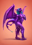 anthro breasts cybernetics featureless_breasts female goo_drip machine melting pose solo standing rhaenjarr queen_vinyl_da.i'gyu-kazotetsu goo_creature goo_dragon absurd_res hi_res pinup gynomorph_(lore)