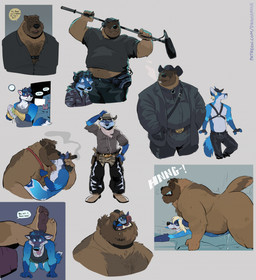 anthro anthro_on_anthro anthro_penetrated anthro_penetrating anthro_penetrating_anthro beard body_hair boom_microphone chest_hair cigar clenched_teeth clothed clothing cowboy_hat duo electronics facial_hair feet_first forniphilia harness hat headgear headwear kissing larger_male leather leather_daddy leather_harness living_footstool male male/male male_penetrated male_penetrating male_penetrating_male microphone multiple_poses musclegut muscular nude obese obese_anthro obese_male overweight overweight_anthro overweight_male penetration pose sex simple_background size_difference smaller_male speech_bubble teeth text vore washing_dishes dramamine canid canine canis domestic_dog fox mammal english_text hi_res
