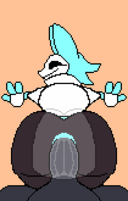 anal anal_fluids anal_penetration anthro black_body bodily_fluids clothed clothing cowgirl_position duo erection faceless_character faceless_male female female_penetrated first_person_view from_front_position looking_at_viewer machine male male/female male_penetrating male_penetrating_female on_bottom on_top penetration penile penile_penetration penis_in_ass rear_view reverse_cowgirl_position sex translucent translucent_clothing eocvevo deltarune undertale_(series) tasque_manager darkner felid feline human humanoid mammal robot 2022 animated digital_media_(artwork) hi_res pixel_(artwork) pixel_animation