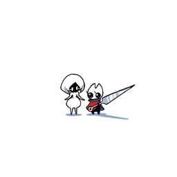 2_horns biped black_body black_eyes cloak clothing duo eyelashes female holding_melee_weapon holding_object holding_weapon horn melee_weapon red_cloak red_clothing simple_background standing weapon white_background white_body white_eyes osakana2gou hollow_knight hollow_knight:_silksong team_cherry hornet_(hollow_knight) lace_(hollow_knight:_silksong) arthropod 1:1 2022