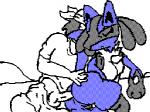 2d_animation 4:3 anal anal_penetration animated anthro anthro_penetrated balls biped bouncing_balls bouncing_breasts bouncing_butt breasts butt canid canine duo erection female female_on_human female_penetrated flipnote_studio frame_by_frame fur generation_4_pokemon genitals human human_on_anthro human_penetrating human_penetrating_anthro interspecies linepaperbitches! loop low_res lucario male male/female male_on_anthro male_penetrating male_penetrating_female mammal nintendo penetration penis pokemon pokemon_(species) pokephilia sex short_playtime