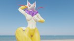 anthro beach big_breasts breasts crossgender exposed_breasts female genitals neck_tuft nude pussy seaside solo tail tail_tuft thick_thighs tuft notquitesfw level-5 yo-kai_watch kyubi_(yo-kai_watch) canid canine fox mammal 16:9 3d_(artwork) digital_media_(artwork) hi_res widescreen