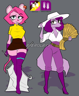 anthro boots clothing duo female footwear gloves handwear hat headgear headwear high_heeled_boots high_heels legwear metro mexico panties shoes subway tail thigh_boots thigh_highs underwear yerolay canid canine canis domestic_dog mammal murid murine rat rodent digital_drawing_(artwork) digital_media_(artwork) hi_res