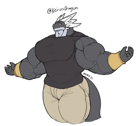 5_fingers anthro black_body black_clothing black_shirt black_topwear bottomwear clothing fingers horn huge_muscle looking_at_viewer male multi_horn pants shirt simple_background solo topwear white_background white_horn marvolk european_mythology mythology dragon mythological_creature mythological_scalie scalie western_dragon 2021