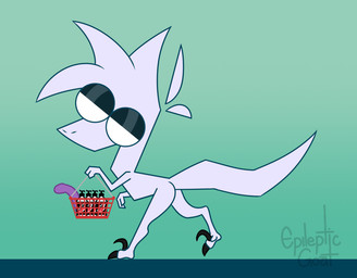 animated_gif black_claws blue_body chibi claws dildo feral hair lube male nude sex_toy shopping shopping_basket simple_background solo walking white_body polt.avi h_the_raptor dinosaur dromaeosaurid prehistoric_species reptile saurischian scalie theropod velociraptor 2021 animated digital_media_(artwork) frame_by_frame loop short_playtime signature watermark