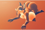 anthro big_breasts bodily_fluids breasts butt drooling female huge_breasts hyper model nipples nude saliva solo vulpesco canid canine fox mammal 3d_(artwork) digital_media_(artwork) letterbox sculptris_(artwork) unfinished