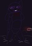 anthro biped clock eyelashes featureless_crotch female half-closed_eyes kneeling looking_at_viewer machine narrowed_eyes open_mouth solo watch bombay_(artist) five_nights_at_freddy's scottgames weaver_bonnie lagomorph leporid mammal rabbit robot