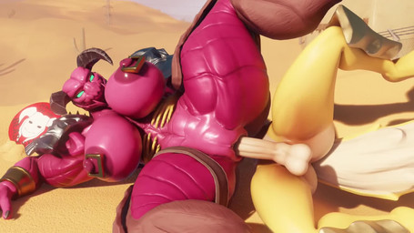 anthro anus balls big_breasts big_penis bouncing_breasts breasts butt_jiggle claws curvy_figure desert duo female female_penetrated from_behind_position genitals green_eyes hand_on_belly horn huge_breasts jiggling larger_female male male/female male_penetrating male_penetrating_female nipple_piercing nipples penetration penile penile_penetration penis penis_in_vagina piercing red_body sex size_difference spread_legs spreading tail thick_thighs vaginal vaginal_penetration voluptuous wide_hips magispheres da.nilkaz_(modeler) roroboros_(rigger) avarice_(hecu_snowfox) ornstein_(elden_ring) demon humanoid 16:9 3d_(artwork) 3d_animation animated digital_media_(artwork) hi_res huge_filesize long_playtime sound video widescreen