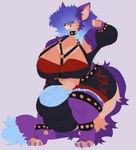 alternate_form animal_genitalia anthro balls big_balls big_breasts big_butt breasts butt clothing female fur genitals hair huge_balls hyper hyper_balls hyper_genitalia intersex long_hair multi_tail multicolored_body multicolored_fur muscular muscular_female nude sheath soules tail tattoo transformation mythology soules_(character) canid canine canis deity dragon hybrid mammal mythological_creature mythological_scalie scalie wolf absurd_res digital_drawing_(artwork) digital_media_(artwork) hi_res
