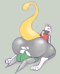 anthro balls big_balls big_butt butt duo genitals huge_butt hyper male male/male sex weasselk nintendo pokemon peach_(peachymewtwo) generation_1_pokemon generation_4_pokemon legendary_pokemon mewtwo pokemon_(species) roserade