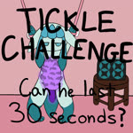 bdsm blue_body blue_eyes blue_fur bondage bound challenge clock feathers fur laugh male rope standing tail tickle_challenge tickling tickling_armpits tickling_sides ticklebunny nintendo pokemon eeveelution generation_4_pokemon glaceon pokemon_(species) animated hi_res no_sound webm