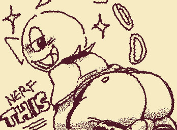 anthro chain_tail male solo orangechikkin mario_bros nintendo chompi chain_chomp animated low_res tagme