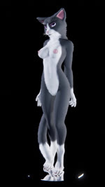 anthro anus areola biped breasts butt clothing female fur genitals nipples nude pussy simple_background solo tail maxnoward mr_shy blender_eevee domestic_cat felid feline felis mammal 3d_(artwork) 3d_animation 9:16 animated blender_(artwork) digital_media_(artwork) hi_res no_sound short_playtime turntable_(animation) webm widescreen