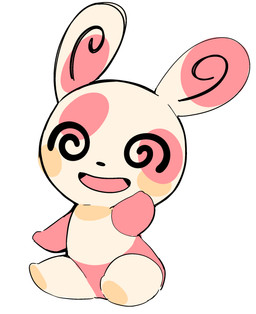 ambiguous_gender dizzy dizzy_eyes markings red_spots simple_background smile solo spiral spiral_eyes spots spotted_body white_background oposa nintendo pokemon generation_3_pokemon pokemon_(species) spinda absurd_res hi_res