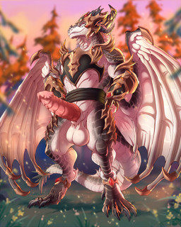 animal_genitalia anklet anthro armor balls belt big_balls big_penis breastplate claws clothed clothing erection genitals horn horn_jewelry huge_balls huge_penis jewelry male membrane_(anatomy) membranous_wings penis pupils slit_pupils smile solo wing_claws wings nebelviper blizzard_entertainment european_mythology mythology warcraft wingdormu dracthyr dragon mythological_creature mythological_scalie scalie western_dragon 4:5 absurd_res hi_res