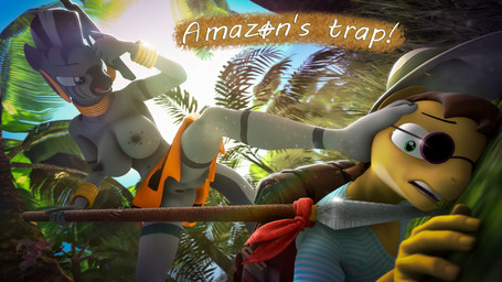amazon anthro breasts clothing duo feet female foot_fetish foot_on_face fur genitals male male/female melee_weapon nipples nude polearm sex spear toes tongue tongue_out weapon hornyforest friendship_is_magic hasbro my_little_pony fan_character zecora_(mlp) equid equine horse mammal pony zebra 16:9 3d_(artwork) 4k absurd_res cover digital_media_(artwork) hi_res widescreen