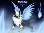 ambiguous_gender avian_feet black_body fire flaming_tail fur ice solo tail white_body white_fur wings jhony_ryu fakemon nintendo pokemon pokemon_reloaded gripherial legendary_pokemon pokemon_(species)