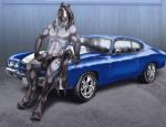 2013 abs animal_genitalia automobile balls biceps big_penis black_fur black_hair blue_eyes car chevelle chevrolet equine erection flared_penis fur grey_fur grin hair half-erect hooves horse horsecock looking_at_viewer male mammal muscles nipples nude pecs penis pinup pose presenting sabretoothed_ermine smile solo standing toned vehicle vein
Rating: Explicit
Score: 23
User: HoboAssassin
Date: November 20, 2013