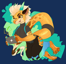 ambiguous_gender anthro biped border bottomwear claws clothed clothed_ambiguous clothed_anthro clothing feet fingers front_view fully_clothed fully_clothed_ambiguous fully_clothed_anthro hair horn piercing scales smile solo tail teeth toes tongue topwear transparent_border amethystdust mythology dragon mythological_creature mythological_scalie scalie 2026 alpha_channel digital_drawing_(artwork) digital_media_(artwork) hi_res