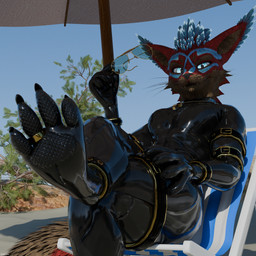 abs ankh anthro armwear black_latex blue_body blue_eyes blue_fur brown_body brown_fur claws clothed clothing cuffs_(clothing) digit_ring egyptian feet foot_fetish foot_focus footwear forced fur glistening glistening_body gloves hair handwear jewelry latex latex_armwear latex_clothing latex_footwear latex_gloves latex_handwear latex_legwear latex_skinsuit legwear male multicolored_body multicolored_fur multicolored_hair muscular muscular_male pawpads paws red_body red_fur reflection ring skinsuit solo tail tight_clothing toe_claws toe_ring toes thatnamibianguy isaacjexo deity jex rexouium 1:1 3d_(artwork) absurd_res digital_media_(artwork) hi_res