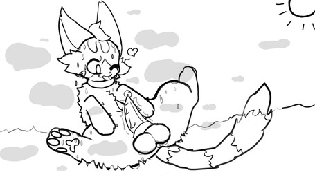anus balls big_penis bodily_fluids genitals kazoomi male paws penile_spines penis sitting solo spread_legs spreading sweat bernabus domestic_cat felid feline felis mammal 16:9 4k absurd_res hi_res monochrome widescreen