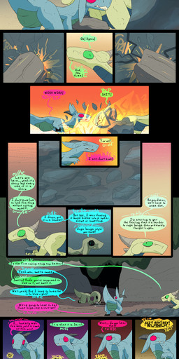 day dialogue fantasy female feral flint_knapping male plant ruins text tree thepatchedragon dragonscape mythology logan_(thepatchedragon) maria_(thepatchedragon) sarah_(thepatchedragon) dinosaur dragon drekir mythological_creature mythological_scalie prehistoric_species reptile saurischian scalie theropod absurd_res comic english_text hi_res