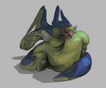 belly big_belly bodily_fluids feral male open_mouth overweight saliva solo tongue weight_gain wings 80sarchosaur dragon_ball mythology giran dragon mythological_creature mythological_scalie scalie absurd_res hi_res