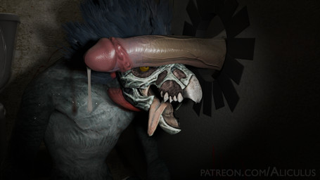 anthro big_penis bodily_fluids cum cum_drip dripping duo genital_fluids genitals glory_hole male male/male penis penis_on_face tongue tongue_out aliculus halo_(series) microsoft xbox_game_studios alien humanoid kig-yar sangheili scalie t'vaoan 16:9 3d_(artwork) digital_media_(artwork) hi_res widescreen