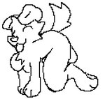 animal_genitalia anthro balls blep bouncing_balls breasts genitals gynomorph intersex sheath solo tail tail_motion tailwag tongue tongue_out jackrabbit_(artist) jaiden_(jaidenfluid) canid canine canis domestic_dog mammal 2024 animated digital_media_(artwork) flipaclip_(artwork) monochrome short_playtime