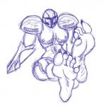 5_toes armor barefoot claws covered_nipples feet female foot_focus humanoid_feet nipples not_furry plantigrade simple_background soles solo toe_claws toes conditional_dnp zp92 metroid metroid_prime nintendo dark_samus alien alien_humanoid goo_creature goo_humanoid humanoid 1:1 2018 digital_drawing_(artwork) digital_media_(artwork) sketch