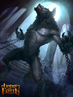 anthro black_body black_fur bound chain digitigrade dutch_angle full_moon fur hands_tied male moon muscular muscular_male night outside solo stairs standing tail cynic-pavel leap_of_faith mythology canid canine mammal mythological_canine mythological_creature werecanid werecanine werecreature werewolf 2013