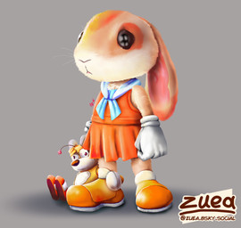 anthro clothed clothing dress duo female footwear gloves handwear shoes simple_background standing tan_body where_is_your_god_now young young_anthro young_female zuea sega sonic_the_hedgehog_(series) cream_the_rabbit tails_doll lagomorph leporid mammal rabbit absurd_res hi_res