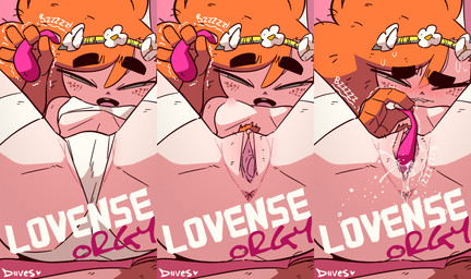 advertisement anthro anus blush blush_lines bodily_fluids camel_toe ejaculation female freckled_face freckles genital_fluids genitals motion_lines pubes sex_toy solo spread_legs spread_vulva spreading vaginal_fluids vaginal_squirting vibrator vulva diives lovense lovense_lush xingzuo_temple liulian_(diives) dipodid jerboa mammal rodent absurd_res hi_res