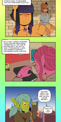 alternate_species asexual_pride_colors bisexual_pride_colors bob_cut braces cactus carrying_another claws clothing computer cuddling cute_fangs detailed_background electronics eyes_closed fangs female feral feral_with_hair fishnet_clothing flag hair humanized lesbian_pride_colors lgbt_pride male markings open_mouth pansexual_pride_colors pink_lesbian_pride_colors plant pride_colors rainbow_flag rainbow_pride_flag rainbow_symbol smile sweater teeth text topwear whisker_markings dualsoul1423 raph13th european_mythology greek_mythology lgbt_pride_month mythology riddle_me_this! ajax_(riddle_me_this!) juliper_(riddle_me_this!) magpie_(riddle_me_this!) max_(riddle_me_this!) nyx_(riddle_me_this!) ssilvia_(riddle_me_this!) xander_(riddle_me_this!) animal_humanoid avian cat_humanoid felid felid_humanoid feline feline_humanoid goblin gorgon gryphon hippogriff human humanoid mammal mammal_humanoid mythological_avian mythological_creature mythological_sphinx absurd_res english_text hi_res long_image tall_image