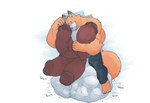 4_penises anthro balls big_balls big_muscles big_penis cock_vore death erection fully_inside fur genitals hug huge_balls huge_muscles huge_penis hugging_another hugging_penis hyper hyper_balls hyper_genitalia hyper_penis inside_balls male multi_genitalia multi_penis muscular muscular_anthro muscular_male orange_body orange_fur penile penis sleeping solo text vore white_body white_fur c3b4 b4_(c3b4) canid canine fox mammal hi_res