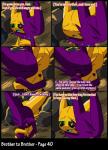 2015 alternate_color bloodstone bodily_fluids brother_(lore) comic crying dialogue duo english_text eyes_closed gem_(redfox09) generation_3_pokemon green_eyes hi_res hug humanoid male nintendo not_furry open_mouth pokemon pokemon_(species) profanity purple_body purple_skin romantic romantic_couple sableye shiny_pokemon sibling_(lore) tears text vibrantechoes yellow_body yellow_skin