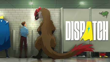 bathroom bottomwear bottomwear_down brown_body brown_feathers cape claws clothed clothing feathers feral grey_body grey_scales group head_crest looking_at_another male nude pants pants_down partially_clothed peeing public public_restroom pupils red_body red_feathers restroom_stall scales sharp_teeth size_difference slit_pupils smile superhero superhero_costume tail tail_feathers teeth tongue tongue_out urinal urinal_peeking puco433763 dispatch robert_(dispatch) dilophosaurid dilophosaurus dinosaur feathered_dinosaur feathered_scalie human mammal prehistoric_species reptile saurischian scalie theropod 16:9 draw_over hi_res signature widescreen