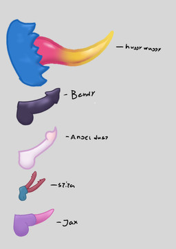 2_penises animal_genitalia animal_penis chart disembodied_penis genitals group hemipenes hooked_penis male multi_genitalia multi_penis penile_spines penis penis_chart plushie tapering_penis triangular_tip remmiedaddy3 bendy_and_the_ink_machine disney glitch_productions hazbin_hotel hellaverse helluva_boss lilo_and_stitch mob_entertainment poppy_playtime the_amazing_digital_circus angel_dust bendy_the_dancing_demon huggy_wuggy jax_(tadc) stitch_(lilo_and_stitch) alien animate_inanimate arachnid arthropod demon digital_creature furred_monster humanoid lagomorph leporid living_plushie living_toy mammal monster rabbit spider wuggy_(poppy_playtime) hi_res