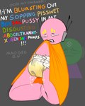 announcing_orgasm antennae_(anatomy) bodily_fluids bulge cloak clothed clothing cum cum_in_diaper diaper diaper_bulge disgusted_face ejaculation genital_fluids green_body grey_background homophobic_slur leaking_diaper looking_pleasured male orange_cloak orange_clothing pink_body purple_cloak purple_clothing sad self_degradation simple_background slur solo text transphobic_slur unclean_diaper urine urine_on_self used_diaper watersports wearing_diaper wet_diaper what where_is_your_god_now white_diaper mao06 4chan rain_world videocult background_character five_pebbles_(rain_world) no_significant_harassment_(rain_world) humanoid iterator_(rain_world) 2024 colored_sketch english_text signature sketch