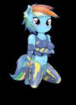 2014 alpha_channel anthro anthrofied artknorke blush breasts cleavage clothed clothing elbow_gloves equine erect_nipples female friendship_is_magic gloves hair kneeling mammal multi-colored_hair my_little_pony navel nipples pegasus piercing plain_background purple_eyes rainbow_dash_(mlp) rainbow_hair solo stockings transparent_background wings
Rating: Questionable
Score: 7
User: 2DUK
Date: March 22, 2014