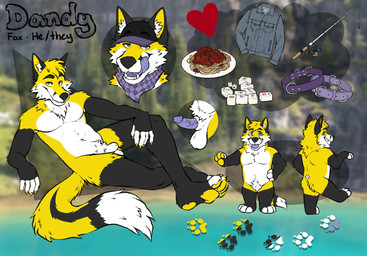 animal_genitalia anthro balls black_body black_fur blue_eyes blue_penis chibi clothing collar countershade_balls countershade_face countershade_genitalia countershade_neck countershade_torso countershading denim denim_clothing denim_jacket denim_topwear dipstick_tail erection fishing_rod food footprint fully_sheathed fur furgonomic_hat furgonomic_headwear furgonomics genitals heart_symbol humanoid_genitalia humanoid_penis hybrid_genitalia hybrid_penis jacket kerchief licking licking_lips looking_at_viewer lying mahjong mahjong_tile male male_anthro markings nude nude_anthro nude_male on_side pasta pawprint penis rear_view sheath sheathed_humanoid_penis smile smiling_at_viewer solo spaghetti standing tail tail_markings teeth tongue tongue_out topwear vein veiny_penis white_body white_fur yellow_body yellow_fur labradorszn canid canine fox mammal 2024 bust_portrait digital_drawing_(artwork) digital_media_(artwork) hi_res model_sheet portrait