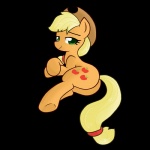 2013 absurd_res alpha_channel applejack_(mlp) bio-999 blonde_hair cowboy_hat cutie_mark equine female feral freckles friendship_is_magic fur green_eyes hair half-closed_eyes hat hi_res horse looking_at_viewer lying my_little_pony on_side orange_fur plain_background pony smile transparent_background
Rating: Safe
Score: 5
User: mlp
Date: June 20, 2013