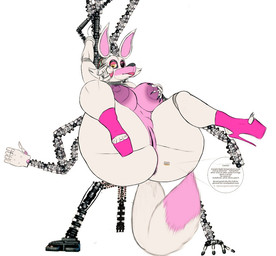 anthro anus areola big_breasts big_butt breasts butt clothing curvy_figure dancing female fluffy fluffy_tail footwear fur genitals high_heels hook hook_hand looking_at_viewer machine multicolored_body multicolored_fur nipple_fetish nipple_pinch nipple_play nipples pinch pink_areola pink_body pink_fur pink_nipples platform_footwear platform_heels pole pole_dancing presenting presenting_vulva shoes simple_background solo spread_legs spreading tail thick_thighs tongue tongue_out two_tone_body two_tone_fur vulva white_body white_fur isazicfazbear five_nights_at_freddy's five_nights_at_freddy's_2 scottgames mangle_(fnaf) animatronic canid canine fox mammal robot 2020 digital_drawing_(artwork) digital_media_(artwork)