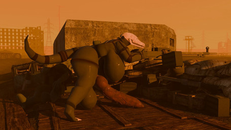 anthro apc armor audible_throbbing balls big_balls big_breasts big_penis bone breasts bunker dshk genitals group gun gynomorph headgear helmet holding_gun holding_object holding_ranged_weapon holding_weapon huge_balls huge_breasts huge_penis hyper hyper_balls hyper_breasts hyper_genitalia hyper_penis intersex knot knotted_penis machine_gun penis ranged_weapon skull skull_head throbbing throbbing_penis trio vehicle weapon uhc_901 16:9 3d_(artwork) 3d_animation animated blender_(artwork) digital_media_(artwork) hi_res long_playtime loop sound video widescreen