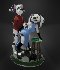 3d_print anthro bodily_fluids clothing cum cum_inside drunk female genital_fluids genitals group male male/female penis sex substance_intoxication vulva lib3dprinting 101_dalmatian_street 101_dalmatians disney dolly_(101_dalmatians) dylan_(101_dalmatians) canid canine canis dalmatian domestic_dog mammal 3d_(artwork) blender_(artwork) digital_media_(artwork) hi_res incest_(lore) stepsibling_(lore)