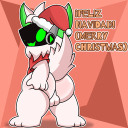 anthro balls big_butt butt butt_focus butt_grab christmas_clothing christmas_headwear clothing fur genitals hair hand_on_butt happy hat headgear headwear holidays huge_butt looking_at_viewer looking_back machine male nude open_mouth overweight overweight_anthro overweight_male protogen_visor santa_hat screen screen_face simple_background slightly_chubby slightly_chubby_anthro slightly_chubby_male smile solo text thick_thighs lyncario christmas tunrix_(lyncario) canid canine mammal protogen 1:1 digital_media_(artwork) english_text hi_res spanish_text