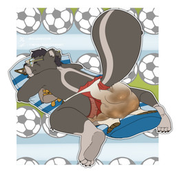 anthro bodily_fluids diaper feces genital_fluids grinding humping male masturbation pillow pillow_humping pooping soiled_diaper soiling soiling_diaper solo unclean_diaper urine used_diaper wet wet_diaper wetting wetting_diaper possumkiddo mammal mephitid skunk 2024 hi_res